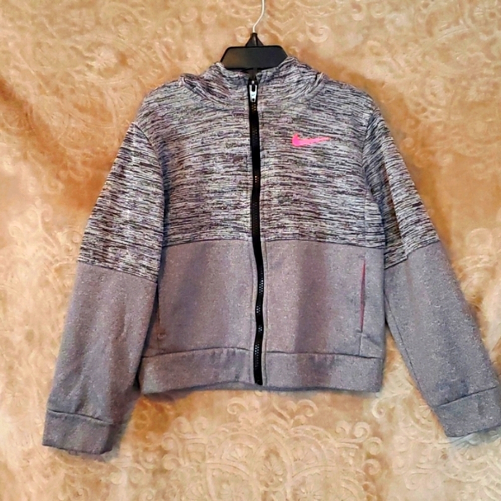 Nike Dri-Fit Therma Zip Up Hoodie Sweatshirt